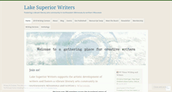 Desktop Screenshot of lakesuperiorwriters.org