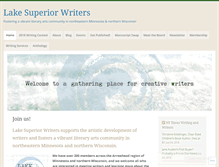 Tablet Screenshot of lakesuperiorwriters.org
